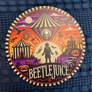 NWT Beetlejuice Movie Tin Sign!